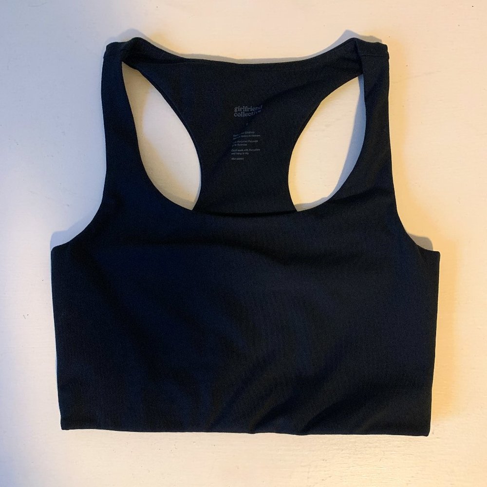Girlfriend Collective Paloma Bra in Black